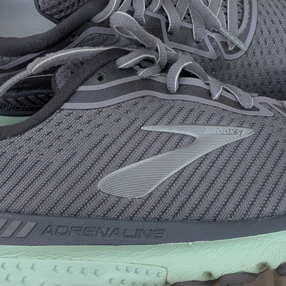 Brooks Shoes Women's Size 8 Gray Adrenaline 20 Running Gym Sneaker 1202961B084 - Picture 9 of 13